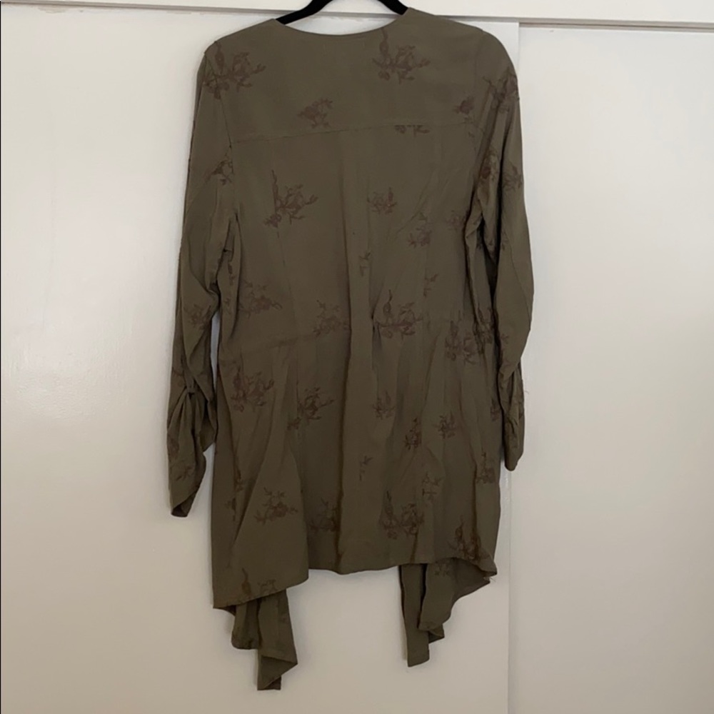 KNOX ROSE, Army Green Embroidered Jacket - Picture 5 of 8